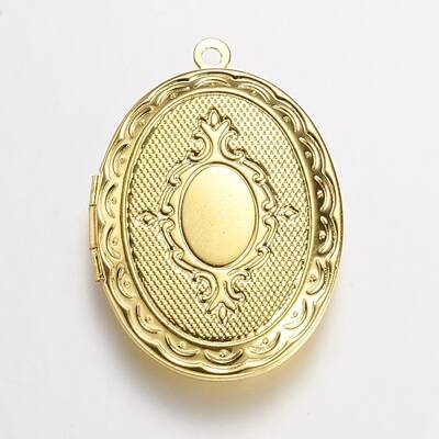Brass Locket Pendants