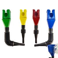 4pcs funnel for car, small funnel for oil change, retractable automatic fuel funnel clip bottle, car flexible drain tool snap...