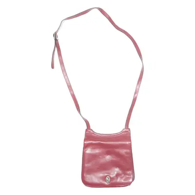 LESLLY Womens Crossbody Bag Red Leather