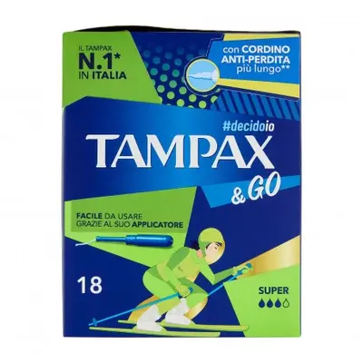 Tampax Tampax & Go Super 18 Pieces