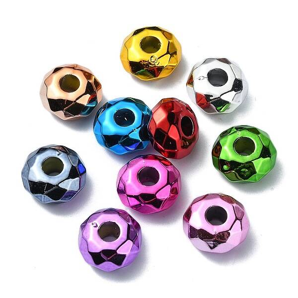 UV Plating Acrylic European Beads