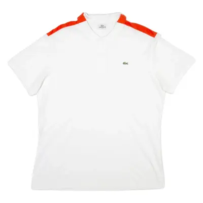 LACOSTE Slim Fit Mens Polo Shirt White 2XL