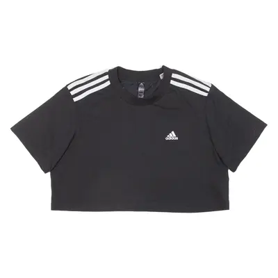 ADIDAS Cropped Womens T-Shirt Black S