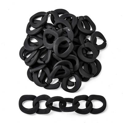 Rubberized Style Acrylic Linking Rings