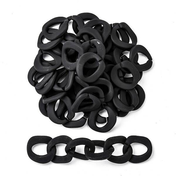 Rubberized Style Acrylic Linking Rings