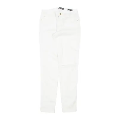 GUESS Mid Rise Jeans White Denim Regular Skinny Womens W26 L30