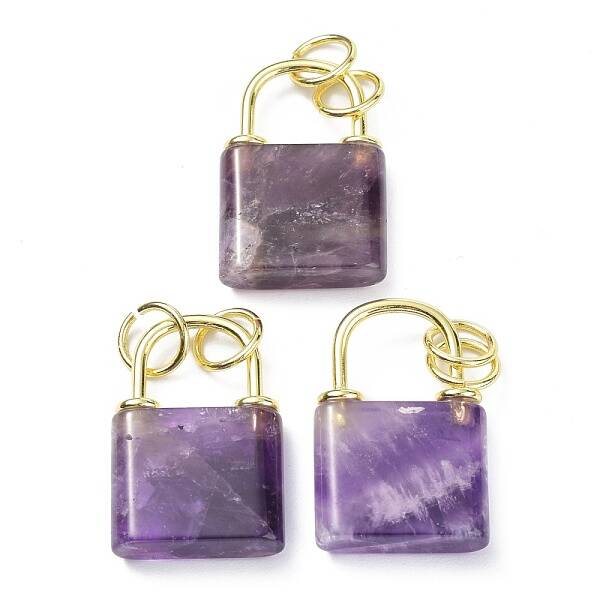 Natural Amethyst Pendants