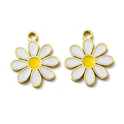 304 Stainless Steel Enamel Charms