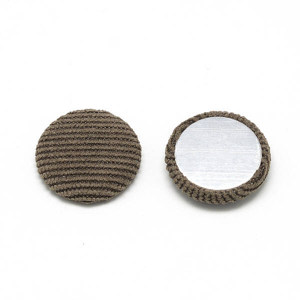 Corduroy Cloth Fabric Covered Cabochons