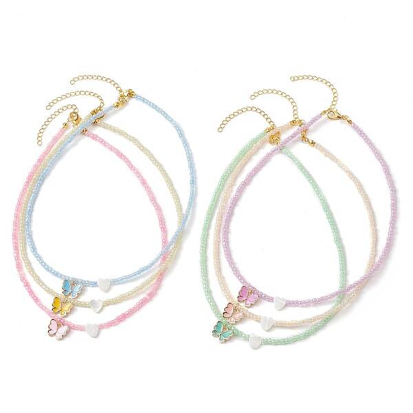 Glass Seed Bead Necklaces