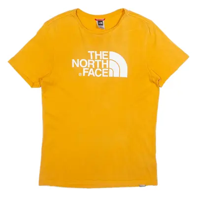 THE NORTH FACE Mens T-Shirt Orange S