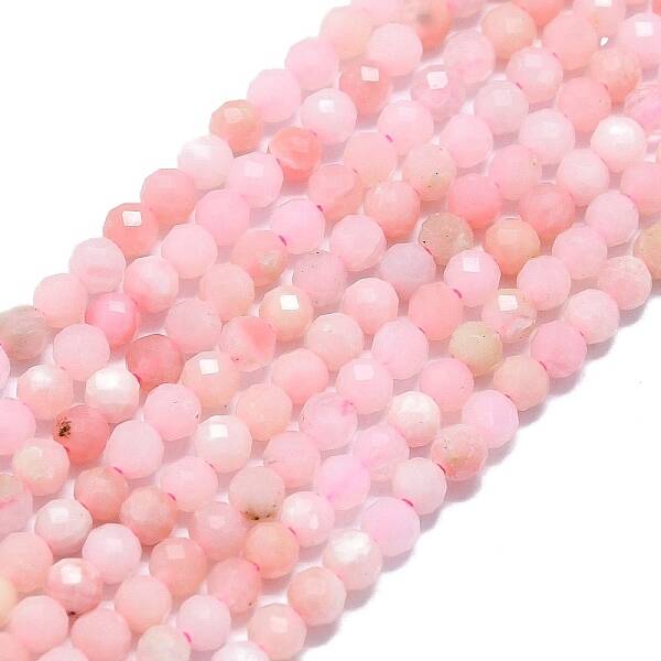 Natural Pink Opal Beads Strands