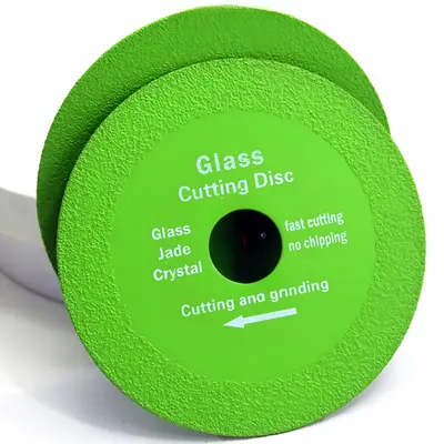 Glass Ceramic Cutting Disc, Multi-application Diamond Cutting Blade, Ultra-thin Saw Blade Wheel for Angle Grinder, Power Too...