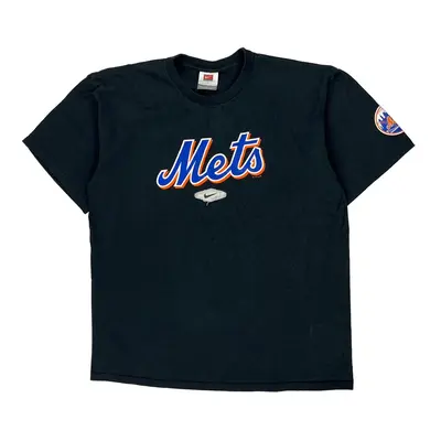 Mets Nike Graphic T-Shirt - Large Black Cotton | Size: large