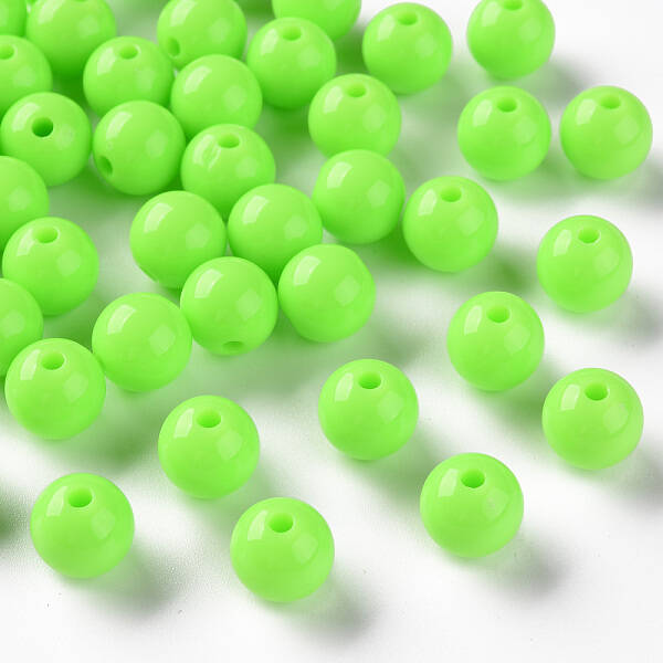 Opaque Acrylic Beads