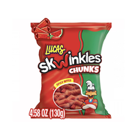 Lucas Skwinkles Chunk watermelon Flavored Hot Spicy Candy With Chamoy Filling 130g