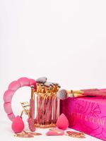 Ruby Pink Mega Glitz & Glam 31pc Essentials Collection Brush Set