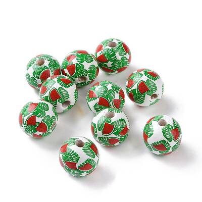 Summer Hawaii Theme Schima Wood European Beads
