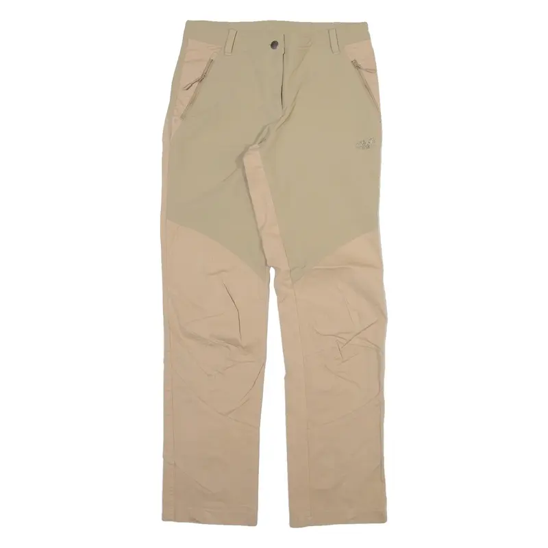 JACK WOLFSKIN Womens Trousers Cream Regular Straight W28 L30