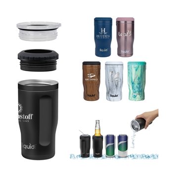 12 Customized Liquid Fusion Icy Bev Kooler 4-In-1 Double Wall ...