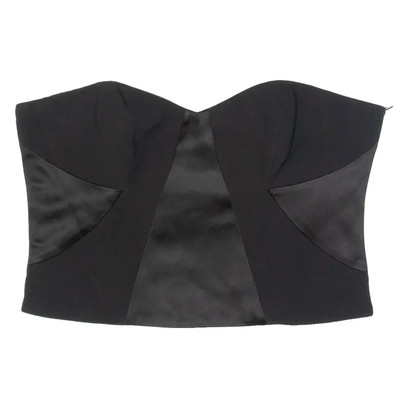 COAST Womens Cropped Top Black Sleeveless M