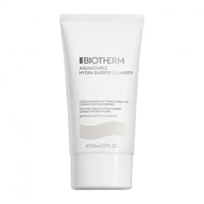 Biotherm Aquasource Hydra Barrier Soothing Cream-To-Foam Cleanser Face Cleanser 150 ml