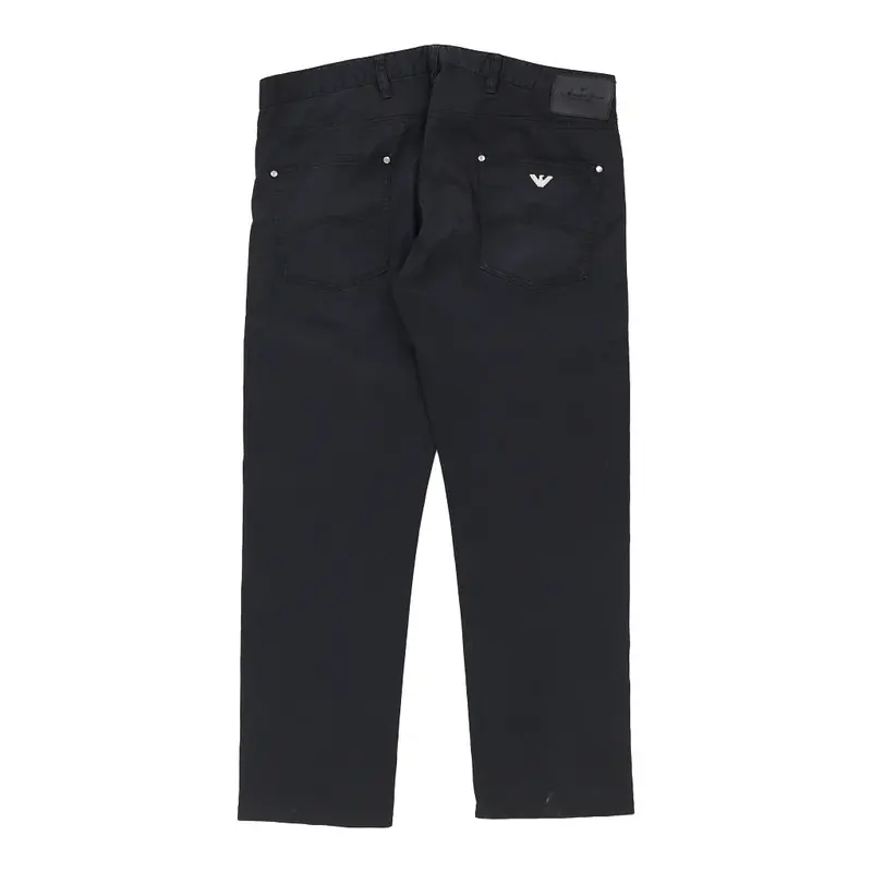 Armani Jeans - 37W 28L Black Cotton Blend