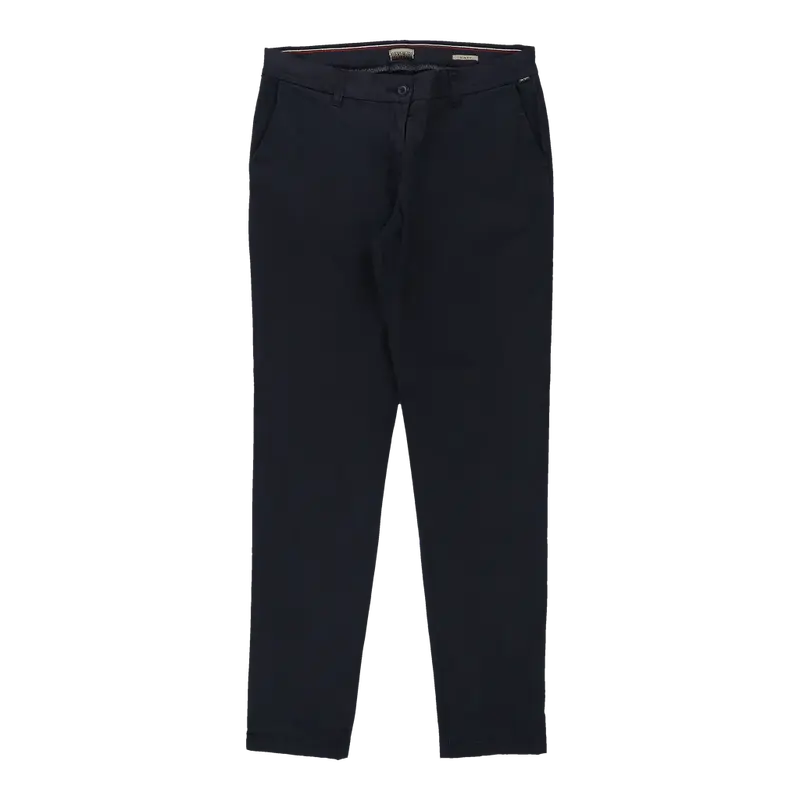 Napapijri Trousers - 32W UK 10 Black Cotton | Size: UK 10