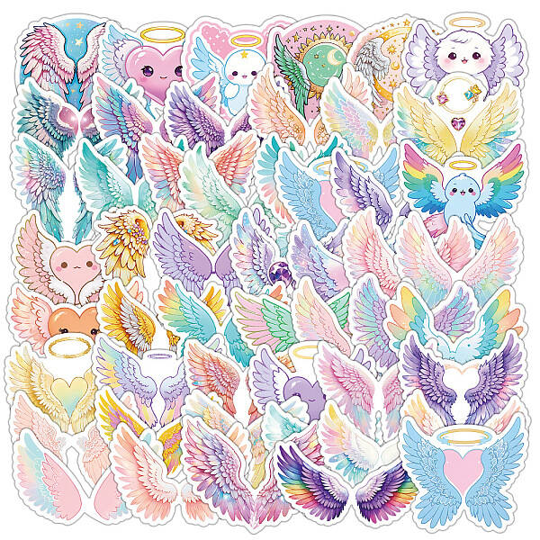 50Pcs PVC Waterproof Self-Adhesive Stickers