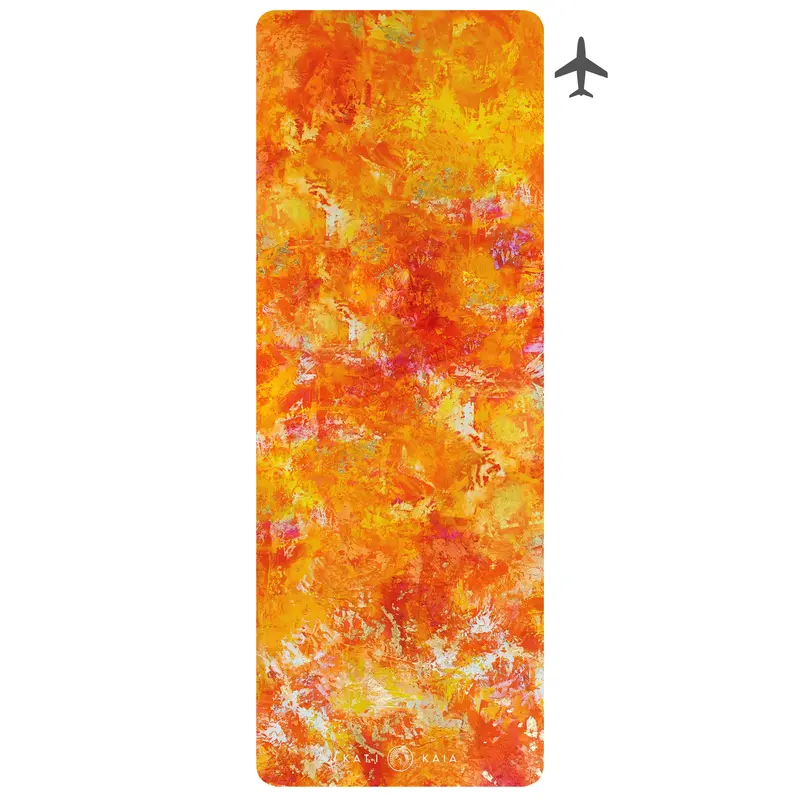 Aurelia Orange Travel Mat
