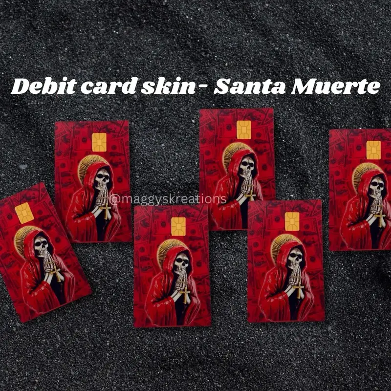 Debit card skin- Santa Muerte