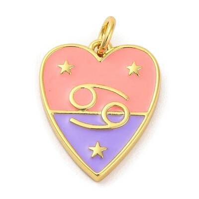 Brass Enamel Pendants