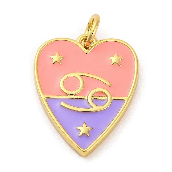 Brass Enamel Pendants