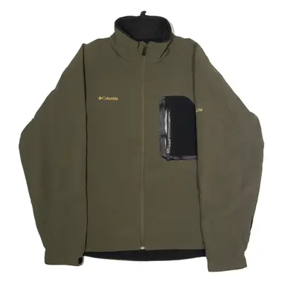 COLUMBIA Titanium Mens Shell Jacket Green L