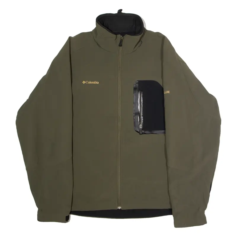 COLUMBIA Titanium Mens Shell Jacket Green L