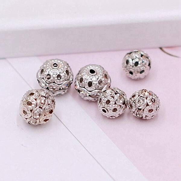 Alloy Rhinestone Beads