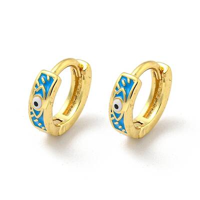 Brass Hoop Earring