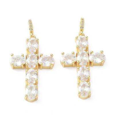 Brass Cubic Zirconia Pendant