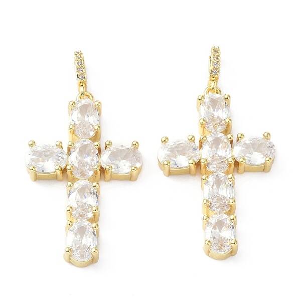 Brass Cubic Zirconia Pendant