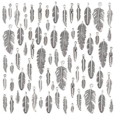 84pcs 14 style Tibetan Style Alloy Pendants