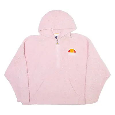 ELLESSE Pullover Womens Fleece Jacket Pink S