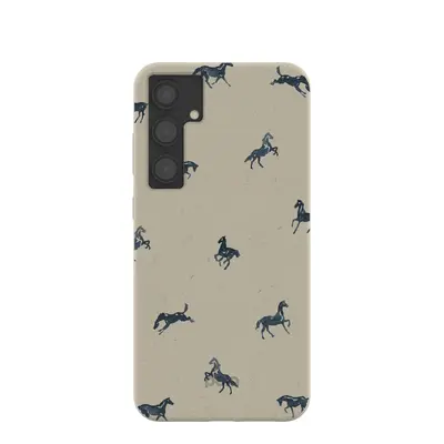 London Fog Mini Horses Samsung Galaxy S24+(Plus) Case