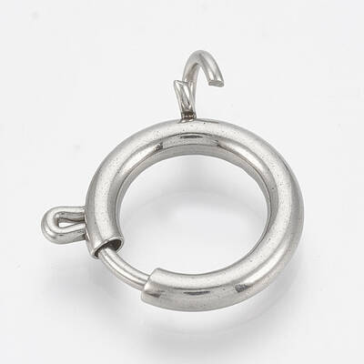 Tarnish Resistant 304 Stainless Steel Spring Ring Clasps