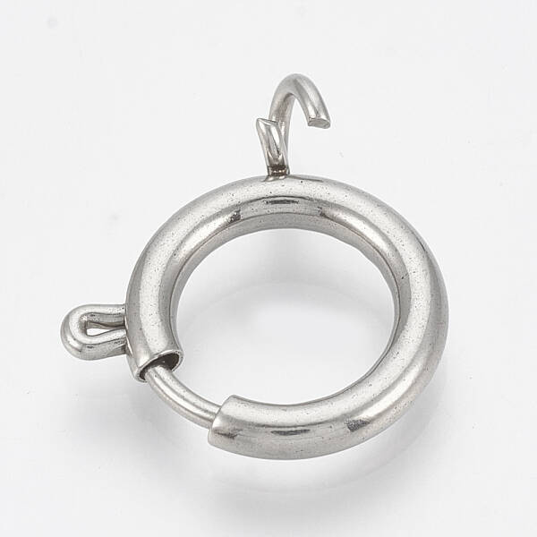 Tarnish Resistant 304 Stainless Steel Spring Ring Clasps