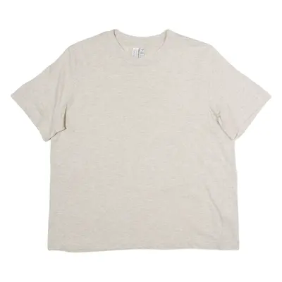 & OTHER STORIES Womens T-Shirt Grey Crew Neck S
