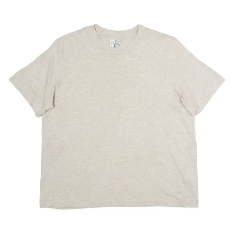 & OTHER STORIES Womens T-Shirt Grey Crew Neck S