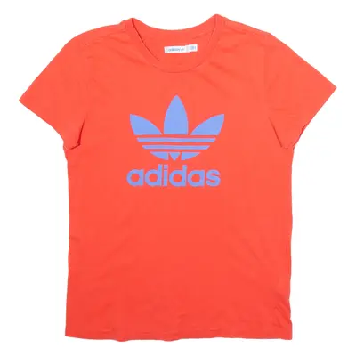 ADIDAS Womens T-Shirt Red S