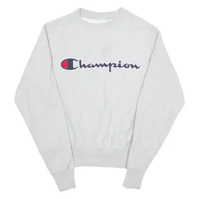CHAMPION REVERSE WEAVE Mens Sweatshirt Grey XS