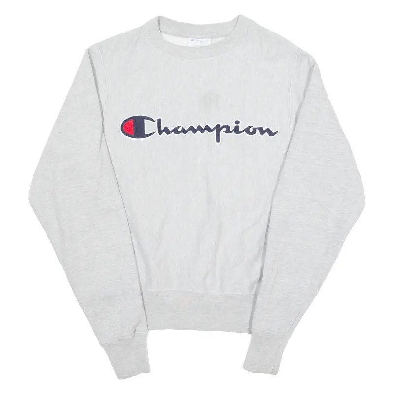 CHAMPION REVERSE WEAVE Mens Sweatshirt Grey XS