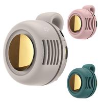 Portable Silent Mini Bladeless Electric Fan, Rechargeable 3-speed Suspended Waist Fan, Suitable for Outdoor & Travel & Office